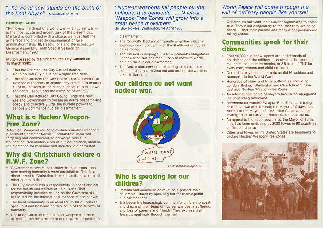 Nuclear Weapon Free Zone Brochure - back
